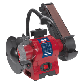 Sealey BG150BS Bench Grinder Ø150mm with 50mm Belt Sander & Work Light 250W/230V - BG150BS - Sealey Tools UK - Trade Counter Direct