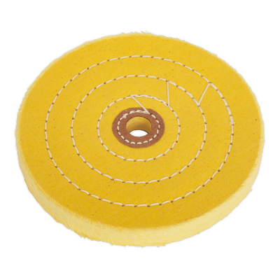 Sealey BG150BWC 150 x 13mm Buffing Wheel 13mm Bore - Coarse - BG150BWC - Sealey Tools UK - Trade Counter Direct