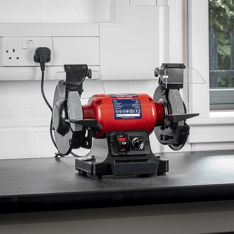 Sealey BG150WVS 150mm Bench Grinder with Variable Speed 250W/230V - BG150WVS - Sealey Tools UK - Trade Counter Direct