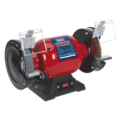 Sealey BG150XLW/98 Bench Grinder 150mm with Wire Wheel 370W/230V - BG150XLW/98 - Sealey Tools UK - Trade Counter Direct
