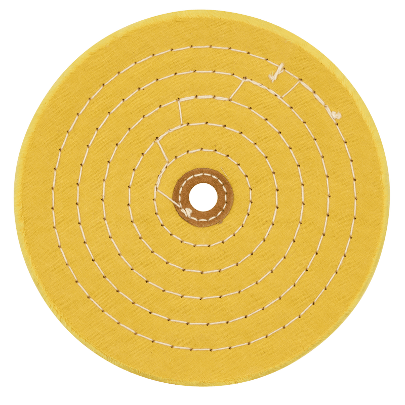 Sealey BG200BWC 200 x 16mm Buffing Wheel 16mm Bore - Coarse - BG200BWC - Sealey Tools UK - Trade Counter Direct