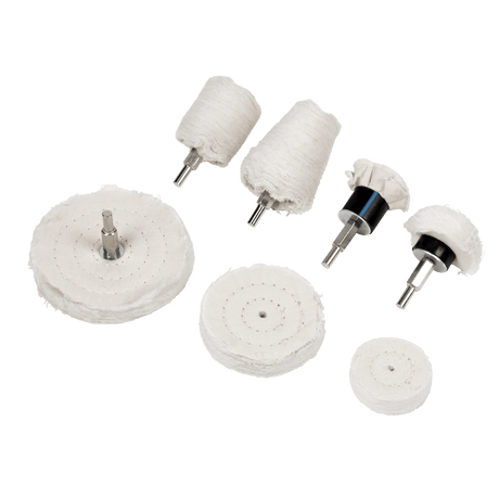 Sealey BGPW08 8pc Polishing Wheel Set - BGPW08 - Sealey Tools UK - Trade Counter Direct