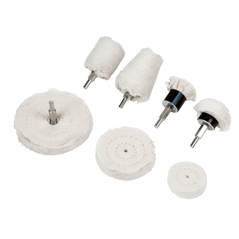 Sealey BGPW08 8pc Polishing Wheel Set - BGPW08 - Sealey Tools UK - Trade Counter Direct