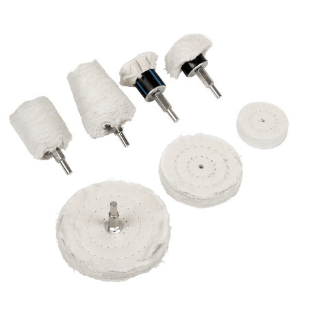 Sealey BGPW08 8pc Polishing Wheel Set - BGPW08 - Sealey Tools UK - Trade Counter Direct