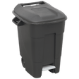 Sealey BM100P Refuse/Wheelie Bin with Foot Pedal 100L - Black - BM100P - Sealey Tools UK - Trade Counter Direct