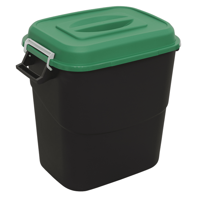 Sealey BM75G Refuse/Storage Bin 75L - Green - BM75G - Sealey Tools UK - Trade Counter Direct