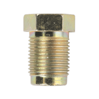 Sealey BN121 Brake Pipe Nut M12 x 1mm Male 1/4" Pipe DIN Form Pack of 10 - BN121 - Sealey Tools UK - Trade Counter Direct