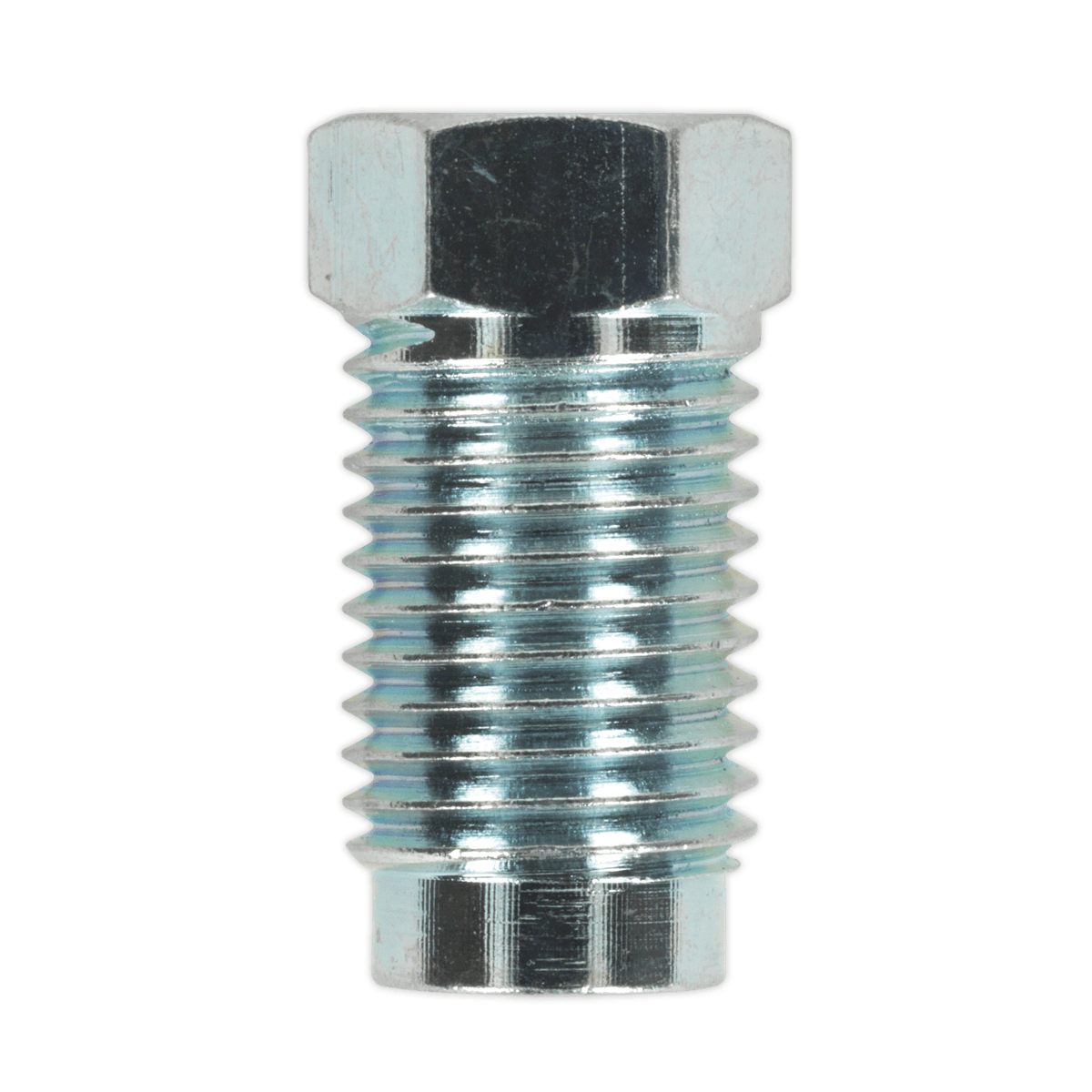 Sealey BN71620 Brake Pipe Nut 7/16"UNF x 20tpi Male 1/4" Pipe SAE Form Pack of 10 - BN71620 - Sealey Tools UK - Trade Counter Direct