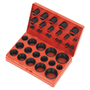 Sealey BOR419 419pc Rubber O - Ring Assortment - Metric - BOR419 - Sealey Tools UK - Trade Counter Direct