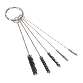 Sealey BSGC4 Spray Gun Cleaning Mini Brush Set 5pc - BSGC4 - Sealey Tools UK - Trade Counter Direct
