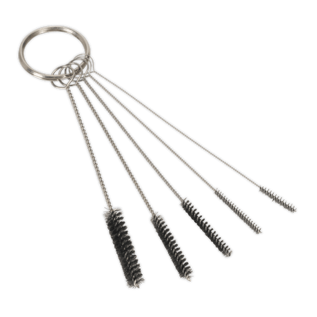 Sealey BSGC4 Spray Gun Cleaning Mini Brush Set 5pc - BSGC4 - Sealey Tools UK - Trade Counter Direct