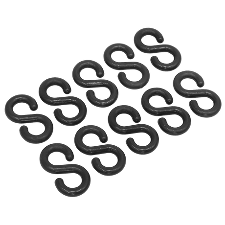 Sealey BSH10 Plastic Chain S-Hook - Pack of 10 - BSH10 - Sealey Tools UK - Trade Counter Direct