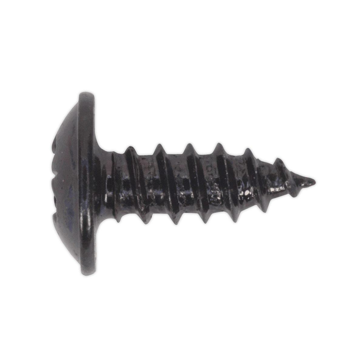 Sealey BST3510 Self Tapping Screw 3.5 x 10mm Flanged Head Black Pozi Pack of 100 - BST3510 - Sealey Tools UK - Trade Counter Direct