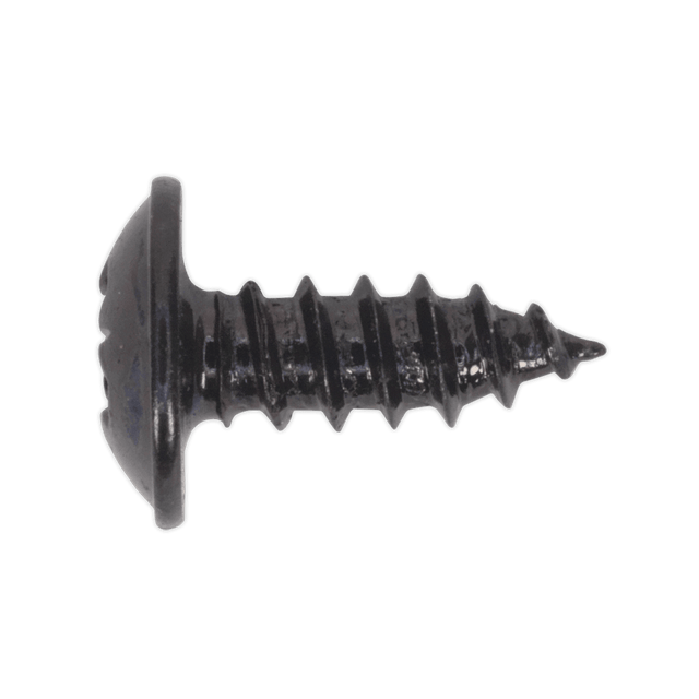 Sealey BST3510 Self Tapping Screw 3.5 x 10mm Flanged Head Black Pozi Pack of 100 - BST3510 - Sealey Tools UK - Trade Counter Direct