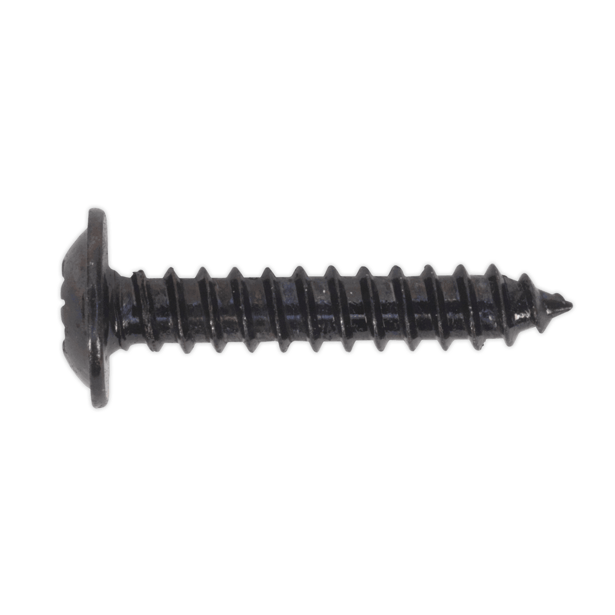 Sealey BST3519 Self Tapping Screw 3.5 x 19mm Flanged Head Black Pozi Pack of 100 - BST3519 - Sealey Tools UK - Trade Counter Direct