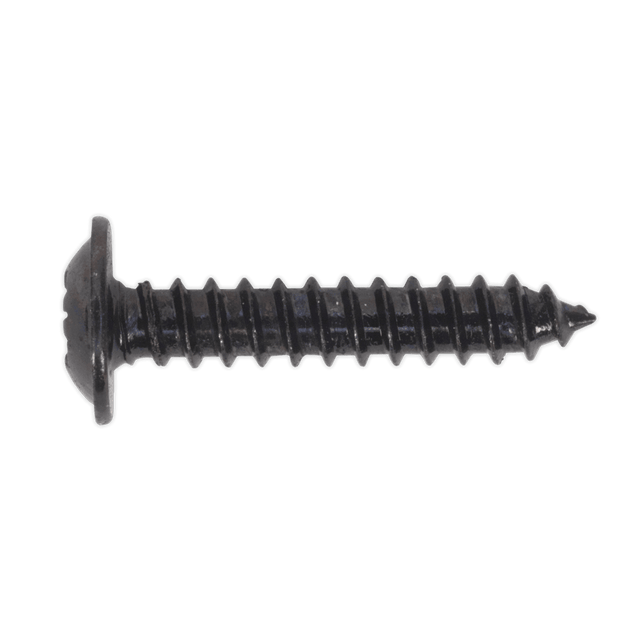 Sealey BST3519 Self Tapping Screw 3.5 x 19mm Flanged Head Black Pozi Pack of 100 - BST3519 - Sealey Tools UK - Trade Counter Direct