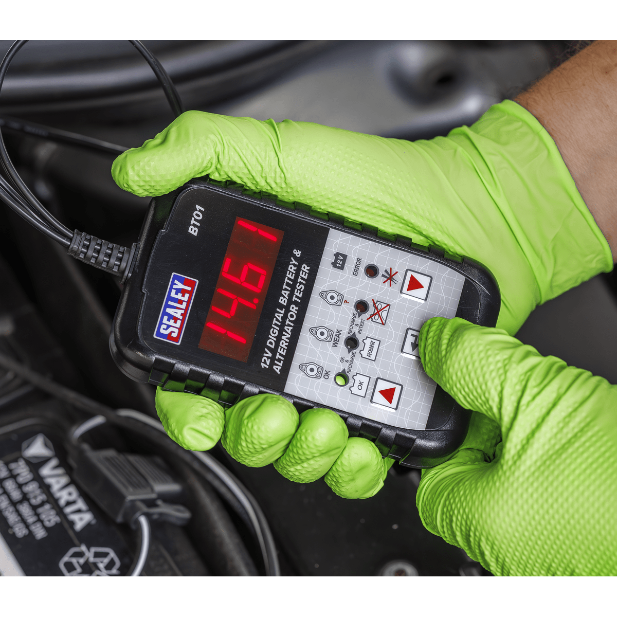 Sealey BT01 Digital Battery & Alternator Tester 12V - BT01 - Sealey Tools UK - Trade Counter Direct