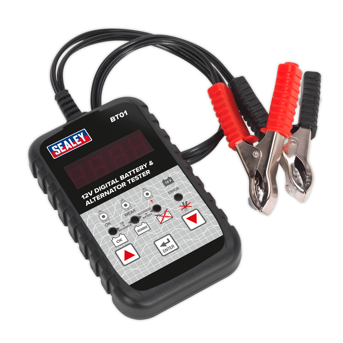 Sealey BT01 Digital Battery & Alternator Tester 12V - BT01 - Sealey Tools UK - Trade Counter Direct