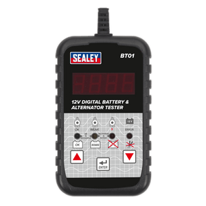 Sealey BT01 Digital Battery & Alternator Tester 12V - BT01 - Sealey Tools UK - Trade Counter Direct