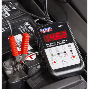 Sealey BT01 Digital Battery & Alternator Tester 12V - BT01 - Sealey Tools UK - Trade Counter Direct