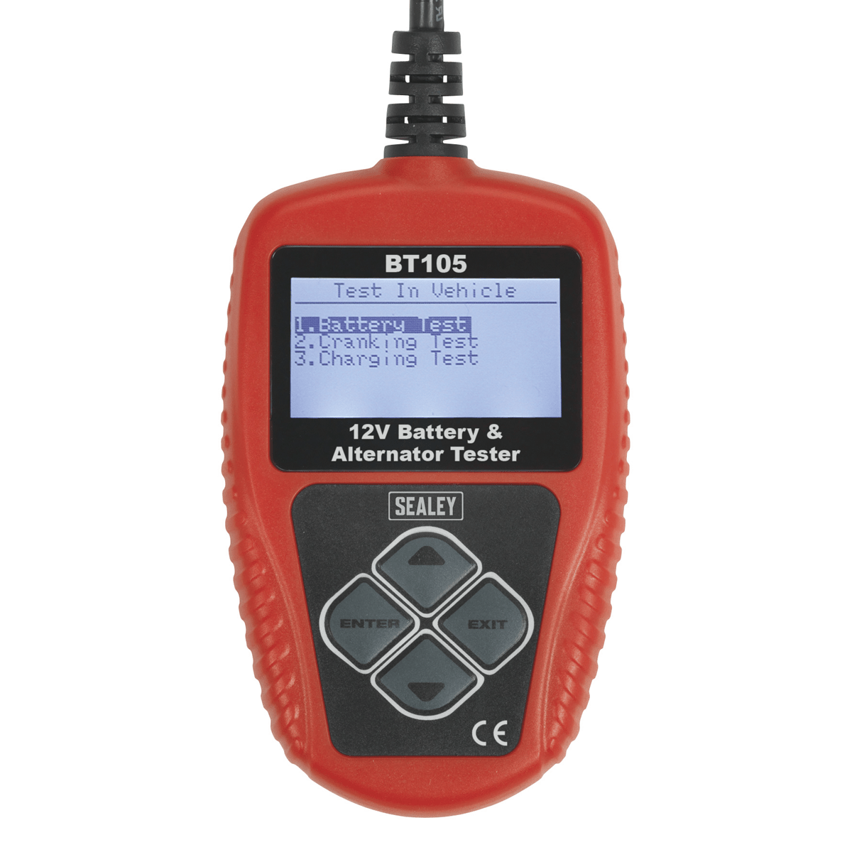 Sealey BT105 Digital Battery & Alternator Tester 12V - BT105 - Sealey Tools UK - Trade Counter Direct