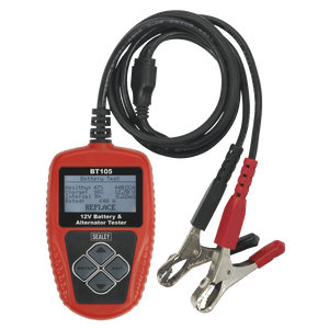 Sealey BT105 Digital Battery & Alternator Tester 12V - BT105 - Sealey Tools UK - Trade Counter Direct