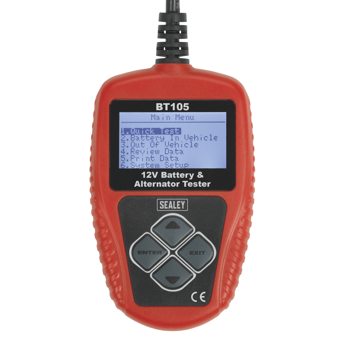 Sealey BT105 Digital Battery & Alternator Tester 12V - BT105 - Sealey Tools UK - Trade Counter Direct