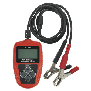 Sealey BT105 Digital Battery & Alternator Tester 12V - BT105 - Sealey Tools UK - Trade Counter Direct
