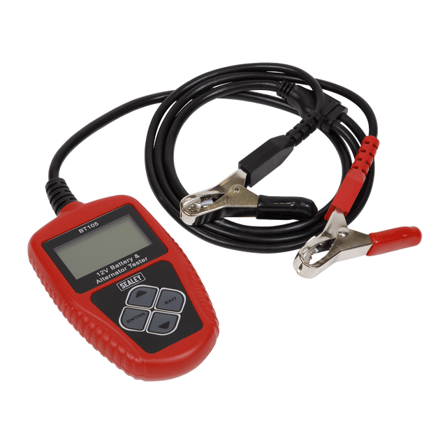 Sealey BT105 Digital Battery & Alternator Tester 12V - BT105 - Sealey Tools UK - Trade Counter Direct