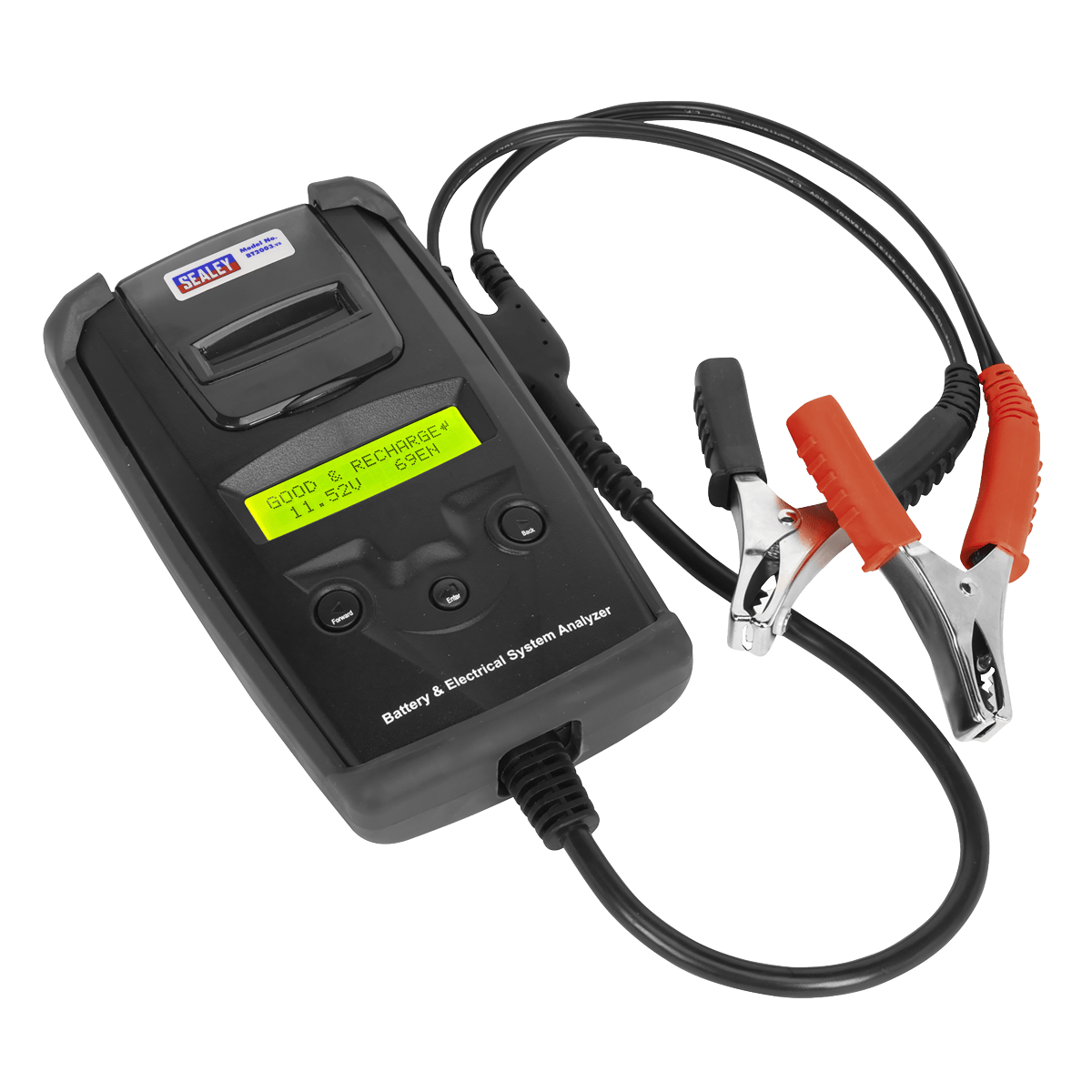 Sealey BT2003 Digital Battery & Alternator Tester with Printer 6/12/24V - BT2003 - Sealey Tools UK - Trade Counter Direct