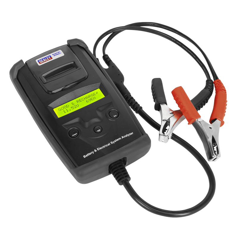 Sealey BT2003 Digital Battery & Alternator Tester with Printer 6/12/24V - BT2003 - Sealey Tools UK - Trade Counter Direct