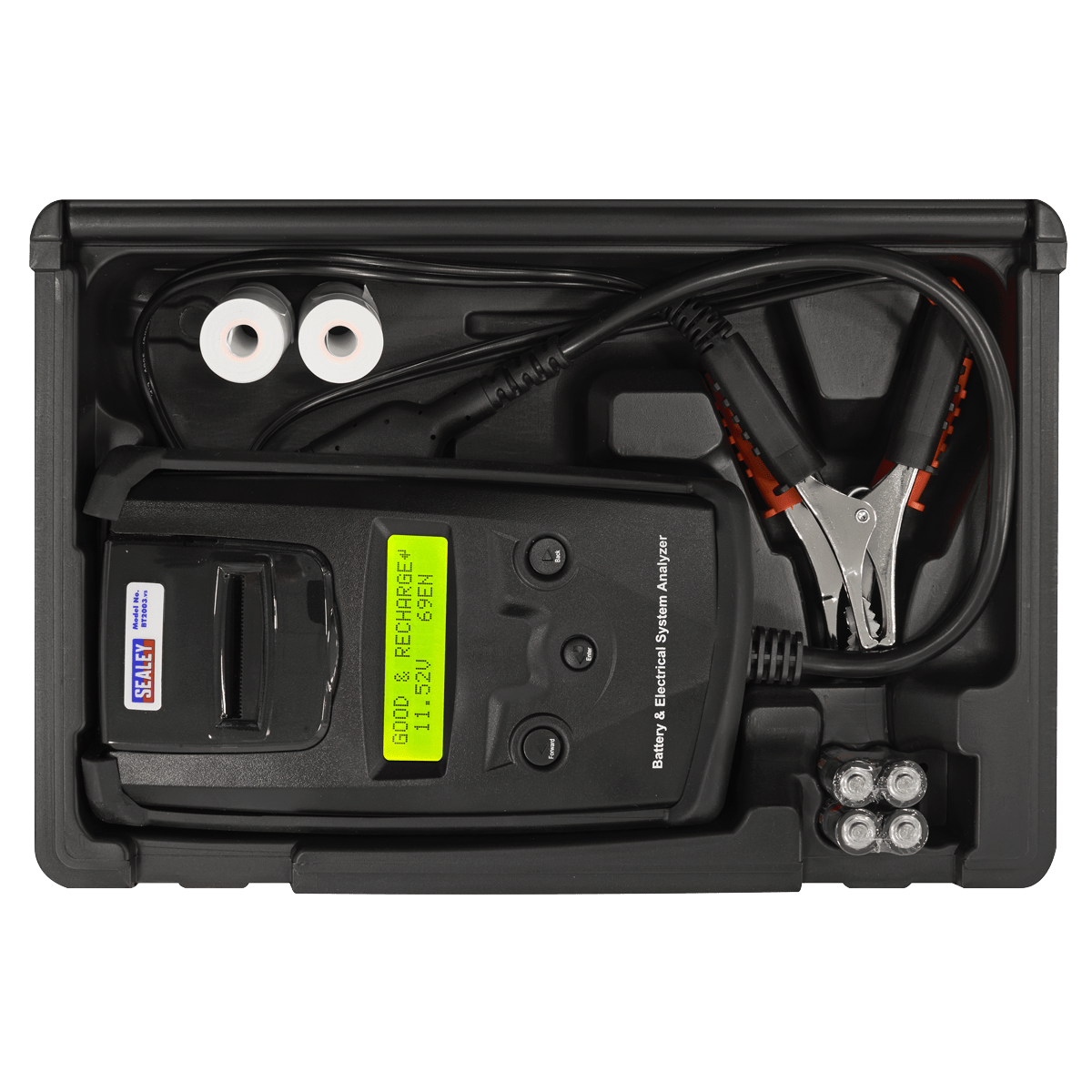 Sealey BT2003 Digital Battery & Alternator Tester with Printer 6/12/24V - BT2003 - Sealey Tools UK - Trade Counter Direct