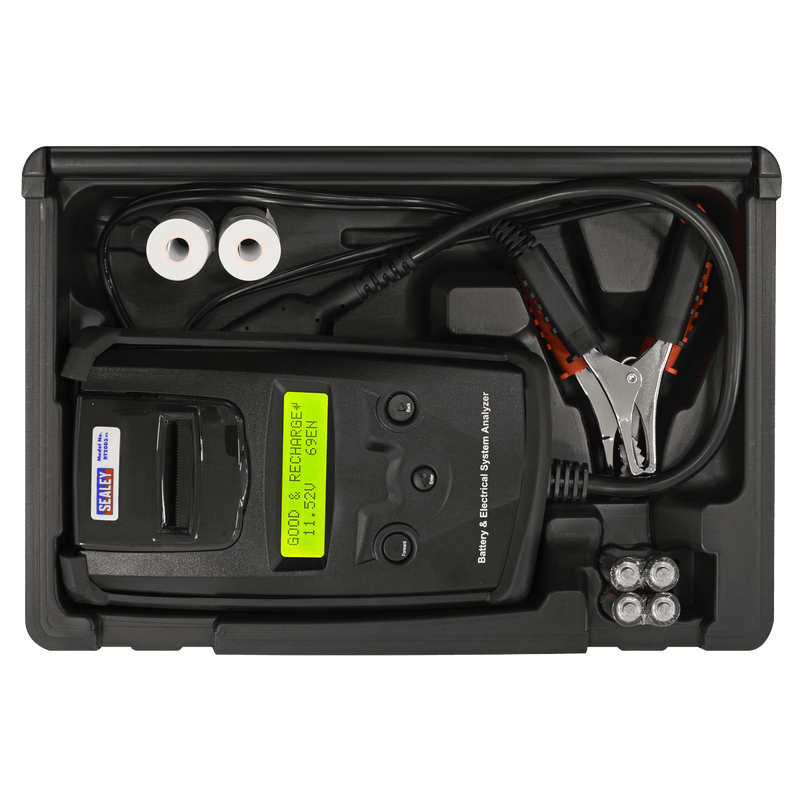 Sealey BT2003 Digital Battery & Alternator Tester with Printer 6/12/24V - BT2003 - Sealey Tools UK - Trade Counter Direct