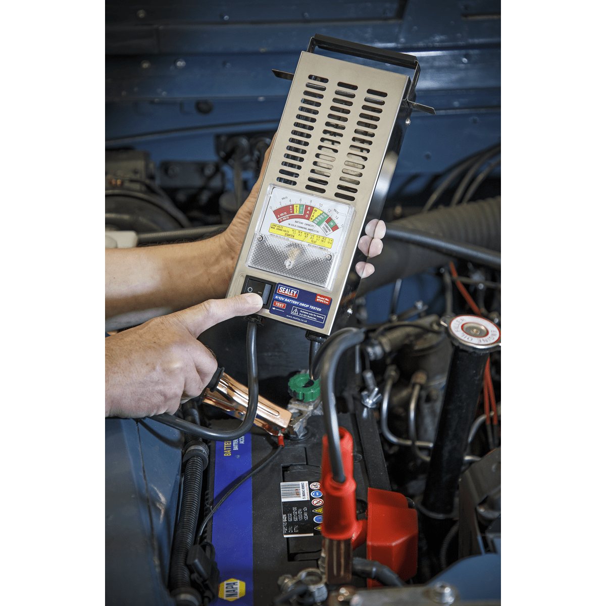 Sealey BT91/7 Battery Drop Tester 6/12V - BT91/7 - Sealey Tools UK - Trade Counter Direct