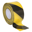 Sealey BTBY Hazard Warning Barrier Tape 80mm x 100m Black/Yellow Non - Adhesive - BTBY - Sealey Tools UK - Trade Counter Direct