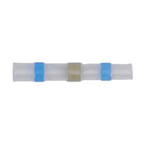 Sealey BTSSB25 Heat Shrink Butt Connector Solder Terminal 16 - 14 AWG Blue Pack of 25 - BTSSB25 - Sealey Tools UK - Trade Counter Direct