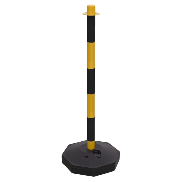 Sealey BYPB01 Post with Base - Black/Yellow - BYPB01 - Sealey Tools UK - Trade Counter Direct
