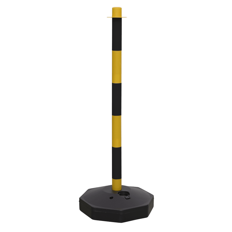Sealey BYPB01 Post with Base - Black/Yellow - BYPB01 - Sealey Tools UK - Trade Counter Direct