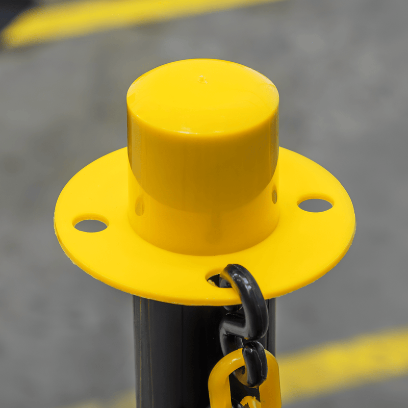 Sealey BYPB01 Post with Base - Black/Yellow - BYPB01 - Sealey Tools UK - Trade Counter Direct
