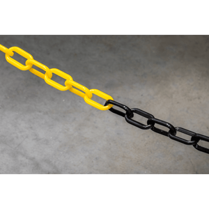 Sealey BYSBKIT Post & Chain Kit 25m - Black/Yellow - BYSBKIT - Sealey Tools UK - Trade Counter Direct