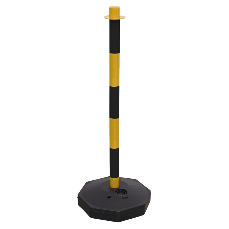 Sealey BYSBKIT Post & Chain Kit 25m - Black/Yellow - BYSBKIT - Sealey Tools UK - Trade Counter Direct