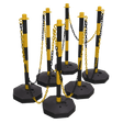Sealey BYSBKIT Post & Chain Kit 25m - Black/Yellow - BYSBKIT - Sealey Tools UK - Trade Counter Direct