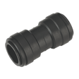 Sealey CAS22SC Straight Connector 22mm Pack of 5 (John Guest Speedfit® - PM0422E) - CAS22SC - Sealey Tools UK - Trade Counter Direct