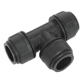Sealey CAS28ET Equal Tee Ø28mm Pack of 5 (John Guest Speedfit® - PM0228E) - CAS28ET - Sealey Tools UK - Trade Counter Direct