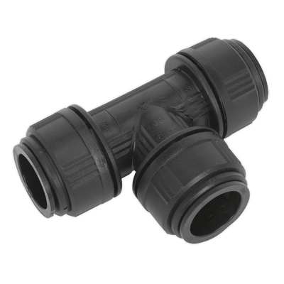 Sealey CAS28ET Equal Tee Ø28mm Pack of 5 (John Guest Speedfit® - PM0228E) - CAS28ET - Sealey Tools UK - Trade Counter Direct