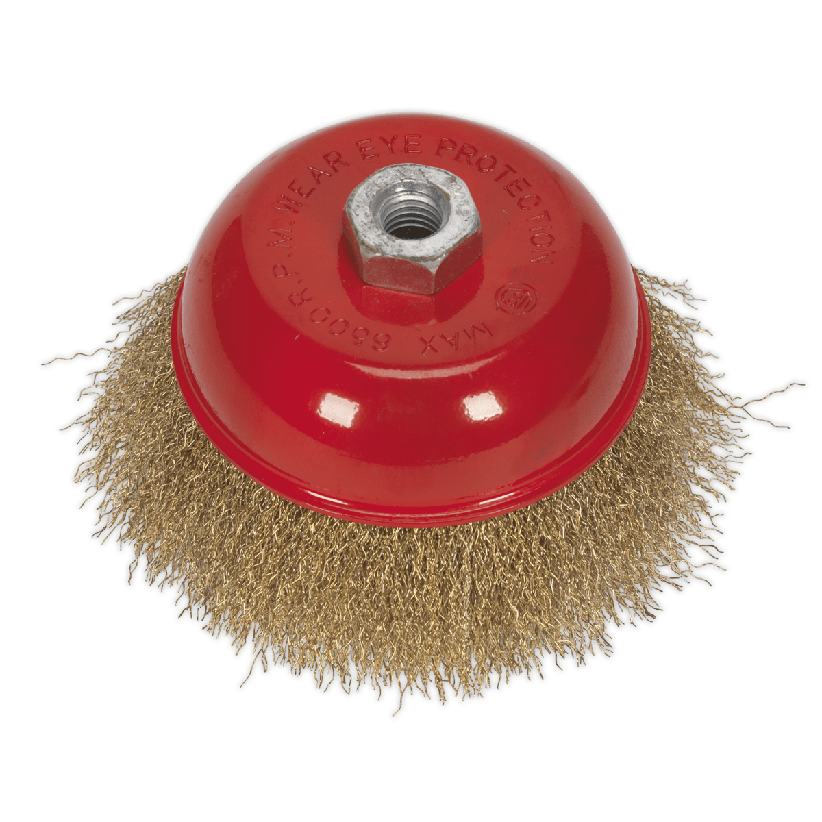 Sealey CBC125 Brassed Steel Cup Brush 125mm M14 x 2mm - CBC125 - Sealey Tools UK - Trade Counter Direct