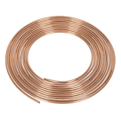 Sealey CBP002 Brake Pipe Copper Tubing 22 Gauge 3/16" x 25ft BS EN 12449 C106 - CBP002 - Sealey Tools UK - Trade Counter Direct