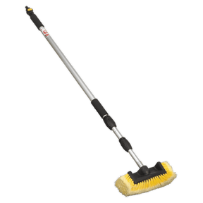 Sealey CC953 5 - Sided Flo - Thru Brush with 3m Telescopic Handle - CC953 - Sealey Tools UK - Trade Counter Direct