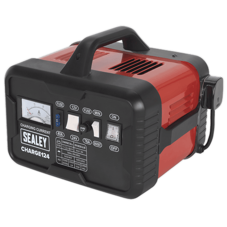 Sealey CHARGE124 Battery Charger 28Amp 12/24V 230V - CHARGE124 - Sealey Tools UK - Trade Counter Direct