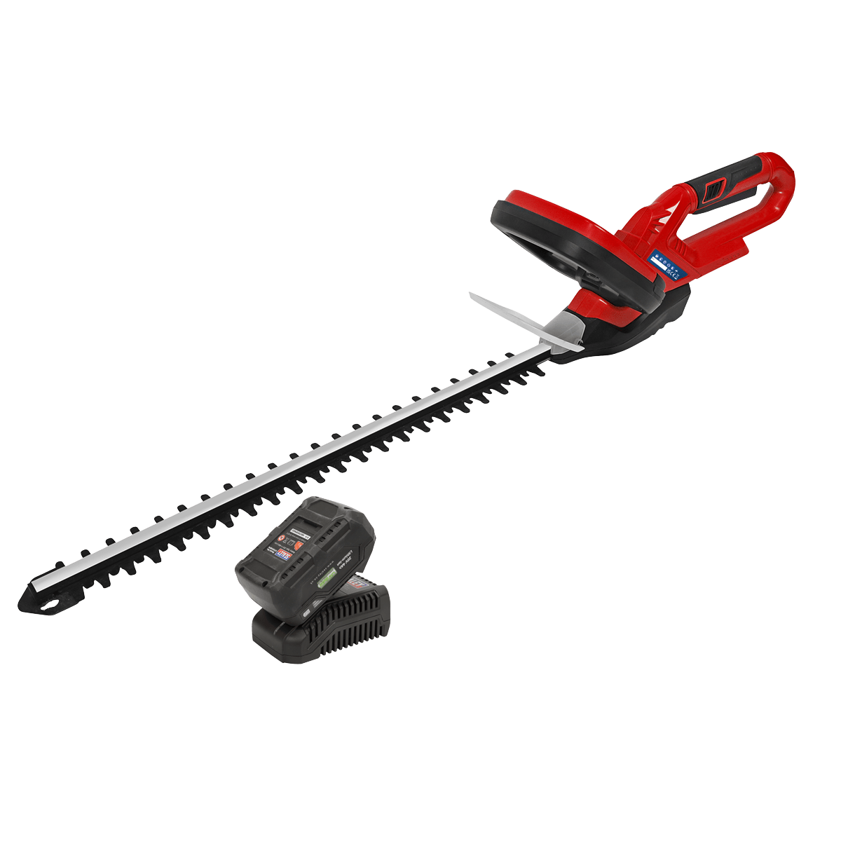 Sealey CHT20VCOMBO4 Hedge Trimmer Cordless 20V with 4Ah Battery & Charger - CHT20VCOMBO4 - Sealey Tools UK - Trade Counter Direct